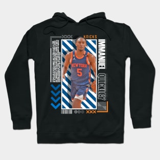 Immanuel Quickley Paper Poster Version 10 Hoodie